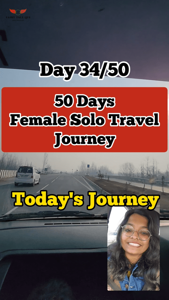 solo traveler going to pampore