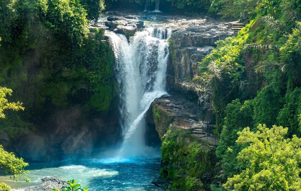 Waterfall in Ubud, Indonesia